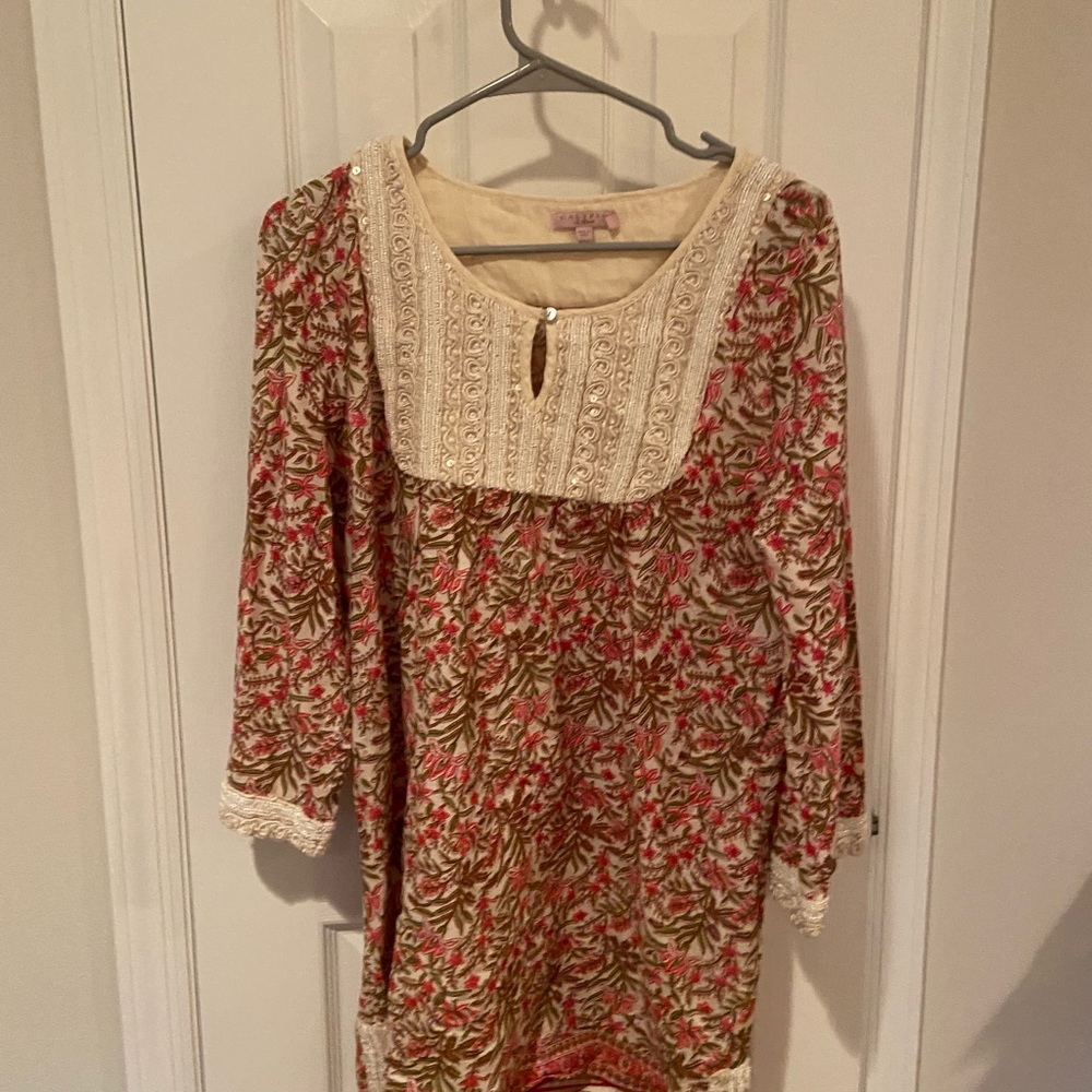 Calypso top beaded